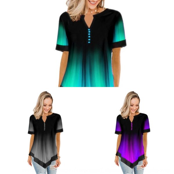 2020 spring and summer round neck gradient printing loose women's short-sleeved t-shirt 2020 spring and summer round neck gradient prin, White
2020 spring and summer round neck gradient printing loose women's short-sleeved t-shirt 2020 spring and summer round neck gradient prin, White
