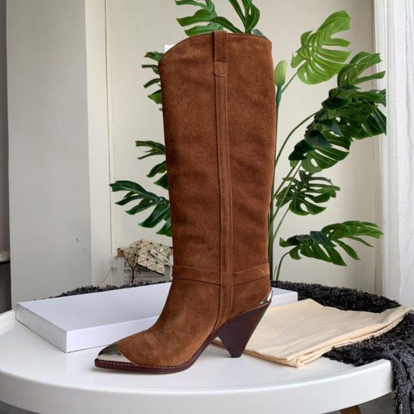 designer rhinestone knee high suede boots women metal toe gemstone high heel boots ladies long cowboy 2020, Black
designer rhinestone knee high suede boots women metal toe gemstone high heel boots ladies long cowboy 2020, Black