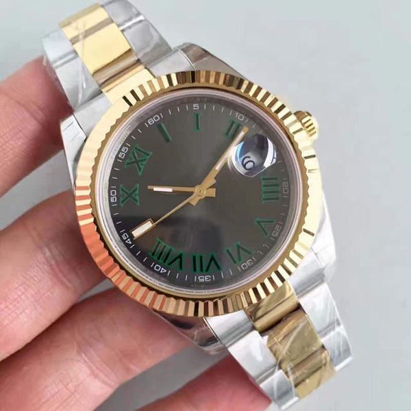 10 styles men's watch 41mm automatic mechanical watch stainless steel folding buckle sapphire classic waterproof, Slivery;brown
10 styles men's watch 41mm automatic mechanical watch stainless steel folding buckle sapphire classic waterproof, Slivery;brown