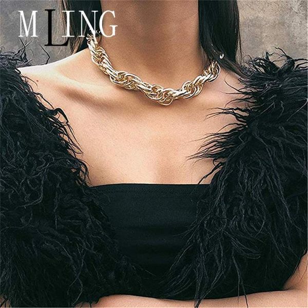 mling vintage золото сплав choker ожерелье punk twisted толстые цепи choker ожерелье для женщин, Golden;silver
mling vintage золото сплав choker ожерелье punk twisted толстые цепи choker ожерелье для женщин, Golden;silver