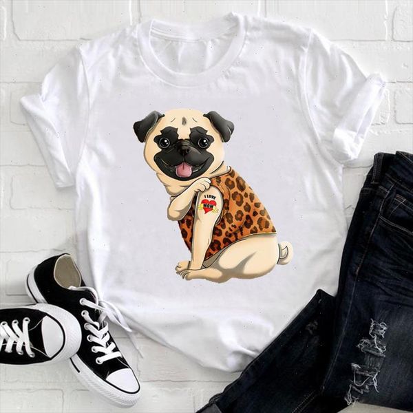 women cute dog mom cartoon leopard funny clothing printing animal clothes print tshirt female tee ladies graphic t shirt, White
women cute dog mom cartoon leopard funny clothing printing animal clothes print tshirt female tee ladies graphic t shirt, White
