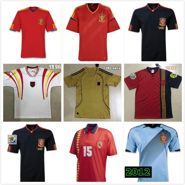 1996 2008 spain retro jersey 2002 player1994 world cup raul xavi luis ensrique xavi alonso 2010 spain long sleeve retro davad david villa, Black;yellow
1996 2008 spain retro jersey 2002 player1994 world cup raul xavi luis ensrique xavi alonso 2010 spain long sleeve retro davad david villa, Black;yellow