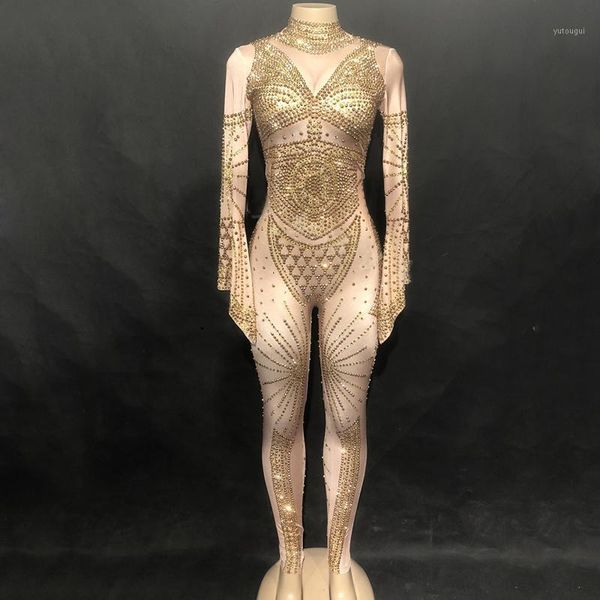 new gold rhinestones jumpsuit women jumpsuit performance evening dance stage show party wear singer dancer costumes dt3101, Black;red
new gold rhinestones jumpsuit women jumpsuit performance evening dance stage show party wear singer dancer costumes dt3101, Black;red