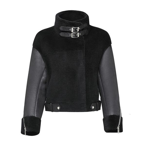 2021 new winter sheep patchwork black color vintage turn down collar women cropped jacket coat chaqueta mujer 6q81
2021 new winter sheep patchwork black color vintage turn down collar women cropped jacket coat chaqueta mujer 6q81