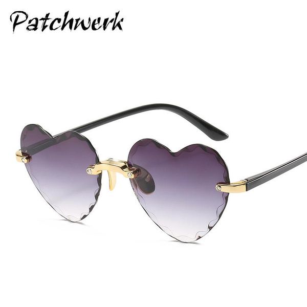 sunglasses 2021 style heart-shaped ladies edge-cut rimless trendy glasses, White;black
sunglasses 2021 style heart-shaped ladies edge-cut rimless trendy glasses, White;black
