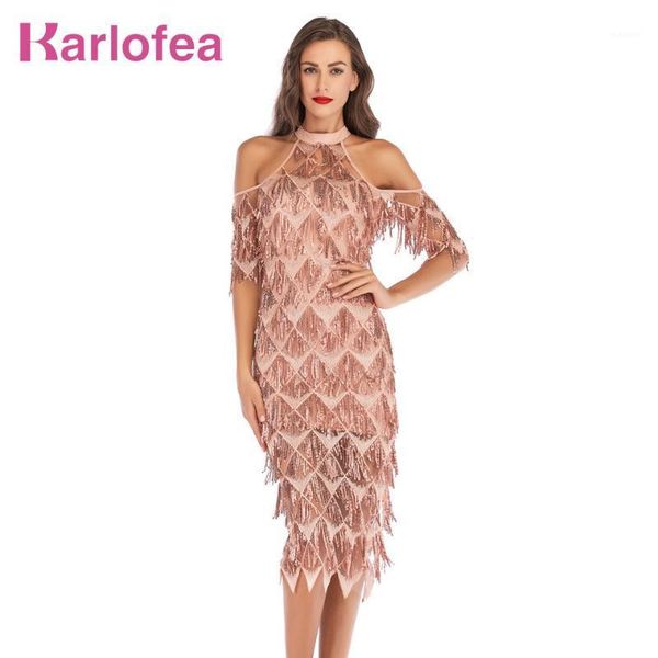 karlofea sequined tassel fringe mid-calf runway dress elegant cut out shoulder vestidos mesh night club party birthday wear1, Black;gray
karlofea sequined tassel fringe mid-calf runway dress elegant cut out shoulder vestidos mesh night club party birthday wear1, Black;gray