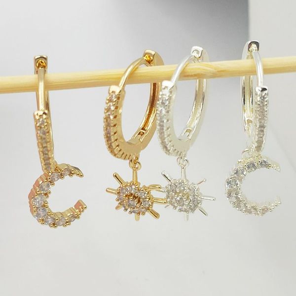 hoop & huggie beautiful moon star shape sleeper earring earrings for women pack of 1 pair, Golden;silver
hoop & huggie beautiful moon star shape sleeper earring earrings for women pack of 1 pair, Golden;silver