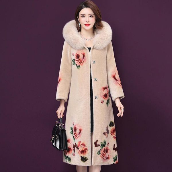 women's fur & faux 2021 women sheep shearing coat female fashion plus size long jacket femme hooded winter overcoat park a483, Black
women's fur & faux 2021 women sheep shearing coat female fashion plus size long jacket femme hooded winter overcoat park a483, Black