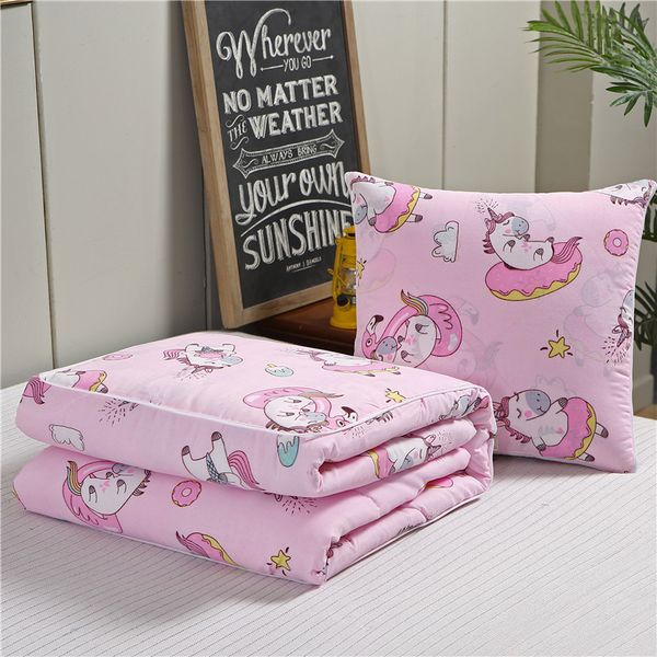 2 in 1 cotton warm cartoon unicorn foldable patchwork quilt blanket printed home office car throw pillow cushion
2 in 1 cotton warm cartoon unicorn foldable patchwork quilt blanket printed home office car throw pillow cushion