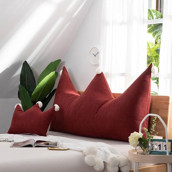 solid color crown bed headrest removable and washable soft pack bedside long cushion hair ball lattice large back big pillow1
solid color crown bed headrest removable and washable soft pack bedside long cushion hair ball lattice large back big pillow1