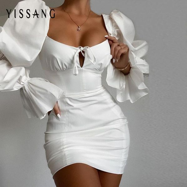 yissang ruffles drawstring bodycon dress women hollow out 2021 spring long puff sleeve party elastic ladies short dresses, Black;gray
yissang ruffles drawstring bodycon dress women hollow out 2021 spring long puff sleeve party elastic ladies short dresses, Black;gray