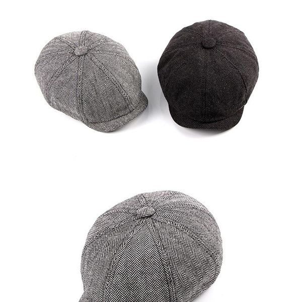 peaky blinder good quality tweed mens berets cap for men casual newsboy caps fashion octagonal hat visors casquette, Blue;gray
peaky blinder good quality tweed mens berets cap for men casual newsboy caps fashion octagonal hat visors casquette, Blue;gray