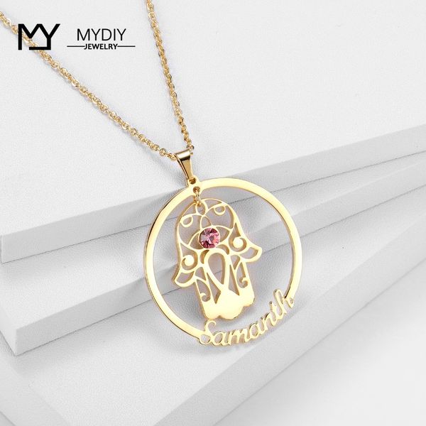 925 silver personalized hand of fatima pendant necklaces women gold color custom jewelry special necklaces for gift
925 silver personalized hand of fatima pendant necklaces women gold color custom jewelry special necklaces for gift