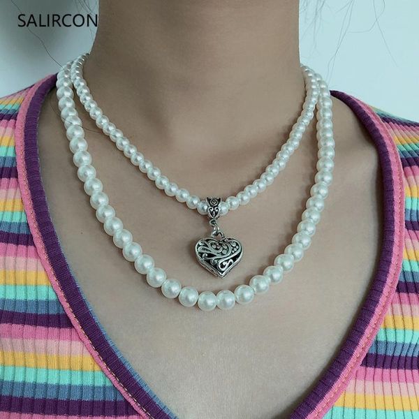 salircon урожай ретро резные сердце choker ожерелье для женщин белый имитация pearl бисера ожерелье свадебные ювелирные изделия подарок, Silver
salircon урожай ретро резные сердце choker ожерелье для женщин белый имитация pearl бисера ожерелье свадебные ювелирные изделия подарок, Silver