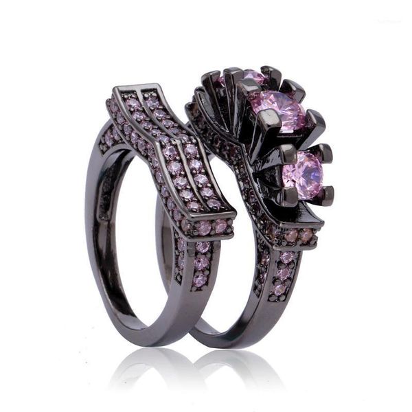 hainon women wedding band luxury lady jewellery ring engagement ring sets pink zircon finger rings sets gifts1, Slivery;golden
hainon women wedding band luxury lady jewellery ring engagement ring sets pink zircon finger rings sets gifts1, Slivery;golden