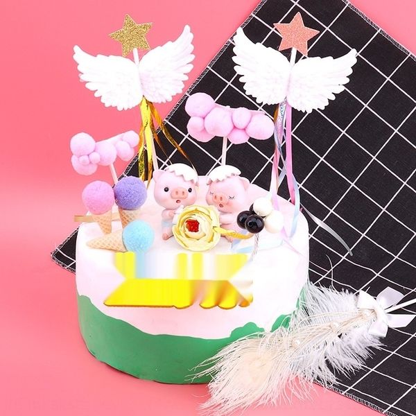 7a8ay products wings cake baked cakejewelry cakedecorative ornaments plug-in baking cake plastic dress up flag-inserting angel wings plug-in
7a8ay products wings cake baked cakejewelry cakedecorative ornaments plug-in baking cake plastic dress up flag-inserting angel wings plug-in