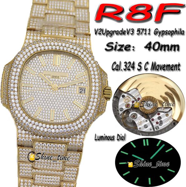 r8f v3 upgrade version iced out full diamond inlay golden case strap 5711 diamonds dial cal.324 automatic 5719 mens watch quality, Slivery;brown
r8f v3 upgrade version iced out full diamond inlay golden case strap 5711 diamonds dial cal.324 automatic 5719 mens watch quality, Slivery;brown