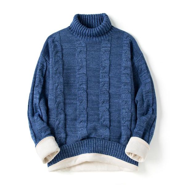 men's sweaters glacialwhale mens turtlenecks sweater men 2021 winter patchwork high neck harajuku turtleneck casual blue, White;black 
men's sweaters glacialwhale mens turtlenecks sweater men 2021 winter patchwork high neck harajuku turtleneck casual blue, White;black