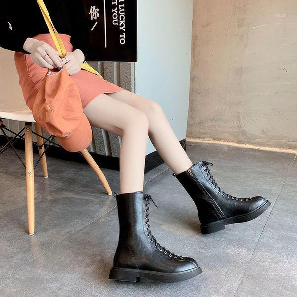 new chunky platform pu leather knee high boots women boots punk height increasing long woman lace up booties mujer1, Black
new chunky platform pu leather knee high boots women boots punk height increasing long woman lace up booties mujer1, Black