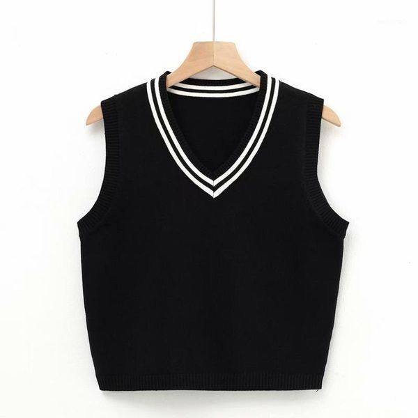 women's vests 2021 tank women vintage sweater vest knitted cropped plaid korean pink v neck1, Black;white
women's vests 2021 tank women vintage sweater vest knitted cropped plaid korean pink v neck1, Black;white