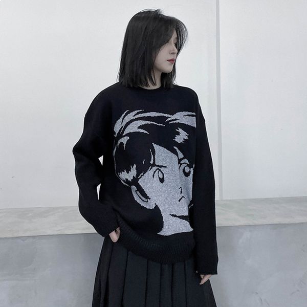 2021 new character of cartoon girl style oversized long-sleeve sweater the neck harajuku new streetwear pullovers v64w, White;black
2021 new character of cartoon girl style oversized long-sleeve sweater the neck harajuku new streetwear pullovers v64w, White;black
