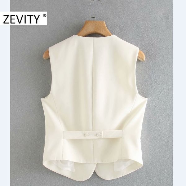zevity women fashion solid color single breasted vest jacket office ladies sleeveless casual slim waistcoat business lj201204, Black;white
zevity women fashion solid color single breasted vest jacket office ladies sleeveless casual slim waistcoat business lj201204, Black;white