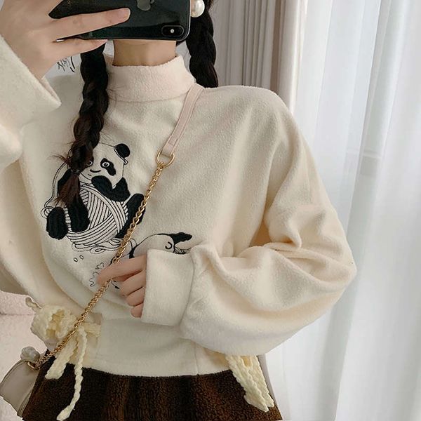 chen dazui sweater oversize fried in 2020 winter high street foreign age reduction versatile french style soft top, Black
chen dazui sweater oversize fried in 2020 winter high street foreign age reduction versatile french style soft top, Black