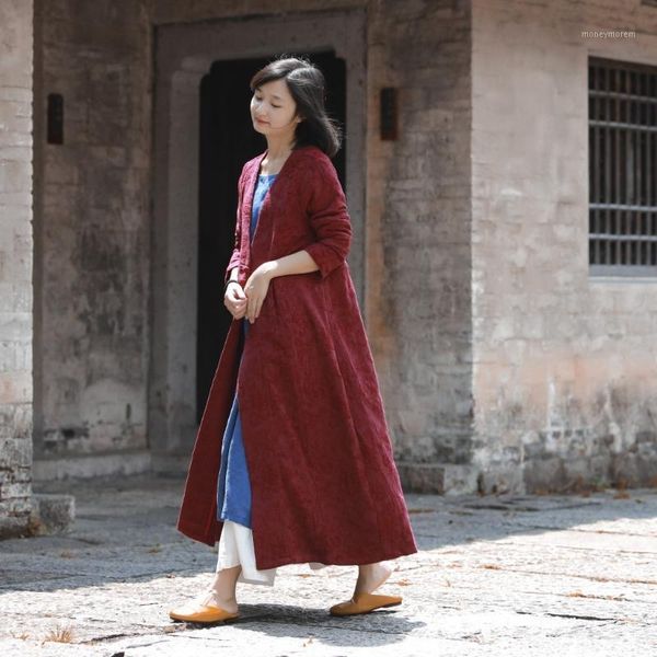 women's trench coats s813 pankou dress jacquard weave cotton long loose windbreaker coat 12-111, Tan;black
women's trench coats s813 pankou dress jacquard weave cotton long loose windbreaker coat 12-111, Tan;black