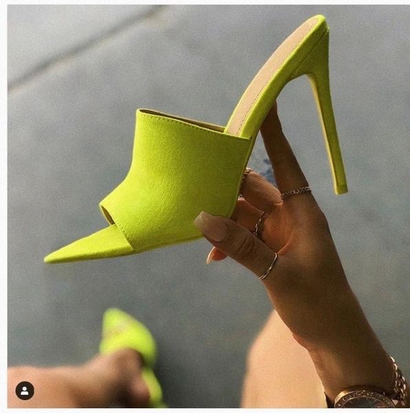 2019 shoes women slippers high heel 11.5cm slippers women pumps pointed toe ladies shoes female slides fashion lady lazy #nz2s, Black
2019 shoes women slippers high heel 11.5cm slippers women pumps pointed toe ladies shoes female slides fashion lady lazy #nz2s, Black