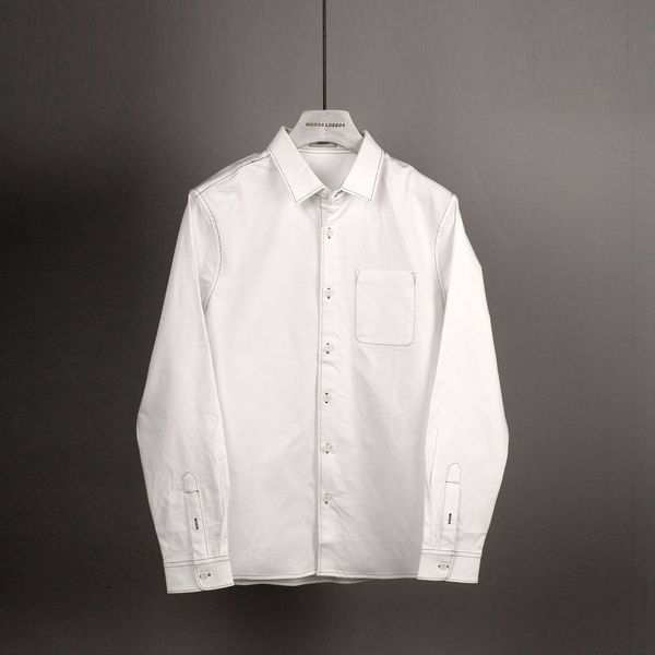 2020 designer recommends fashion brand long sleeve autumn new hong kong version slim trend casual and handsome shirt men's wear, White;black
2020 designer recommends fashion brand long sleeve autumn new hong kong version slim trend casual and handsome shirt men's wear, White;black