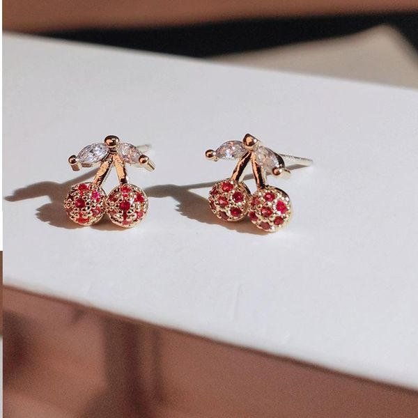 stud 2021 small cherry earrings female temperament sterling silver simple and cold wind earring jewelry gift, Golden;silver
stud 2021 small cherry earrings female temperament sterling silver simple and cold wind earring jewelry gift, Golden;silver