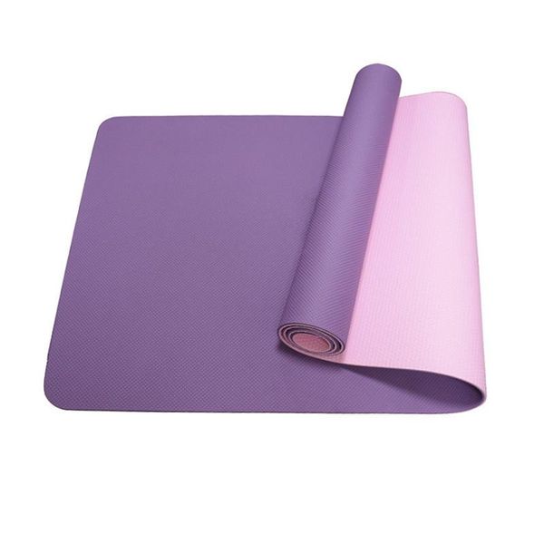yoga mats 6mm tpe double sided non-slip mat 183x61cm pilates for gym home 
yoga mats 6mm tpe double sided non-slip mat 183x61cm pilates for gym home