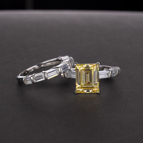 100% 925 sterling silver created moissanite princess rings set sparkling high carbon diamond wedding party fine jewelry, Slivery;golden
100% 925 sterling silver created moissanite princess rings set sparkling high carbon diamond wedding party fine jewelry, Slivery;golden