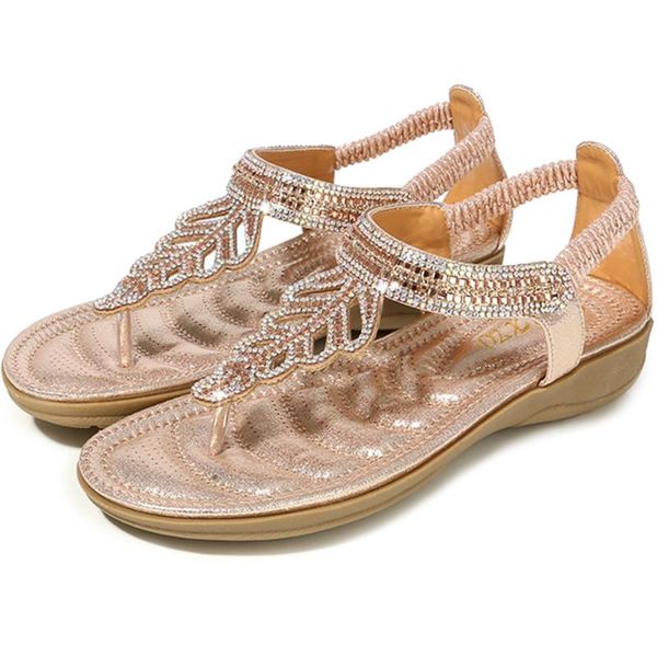 2020 fashion string bead women sandles bohemia leaf rhinestone mujer sandalia elastic band wedges beach dress ladies shoes, Black
2020 fashion string bead women sandles bohemia leaf rhinestone mujer sandalia elastic band wedges beach dress ladies shoes, Black