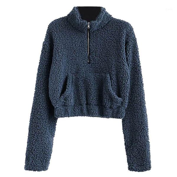 women's hoodies & sweatshirts women long sleeve zip up crop solid color turtleneck fleece sweatshirt f42f1, Black
women's hoodies & sweatshirts women long sleeve zip up crop solid color turtleneck fleece sweatshirt f42f1, Black