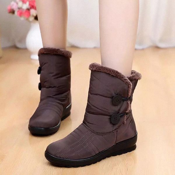 snow boots 2020 brand women winter boots button lady shoes antiskid waterproof flexible women fashion casual #sw43, Black
snow boots 2020 brand women winter boots button lady shoes antiskid waterproof flexible women fashion casual #sw43, Black
