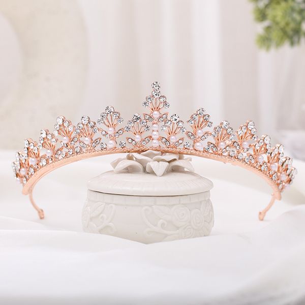 rose gold rhinestone pearl wedding crown headband bridal tiara hair crown wedding hairband head jewelry princess crown headpiec j0121, Slivery;golden
rose gold rhinestone pearl wedding crown headband bridal tiara hair crown wedding hairband head jewelry princess crown headpiec j0121, Slivery;golden