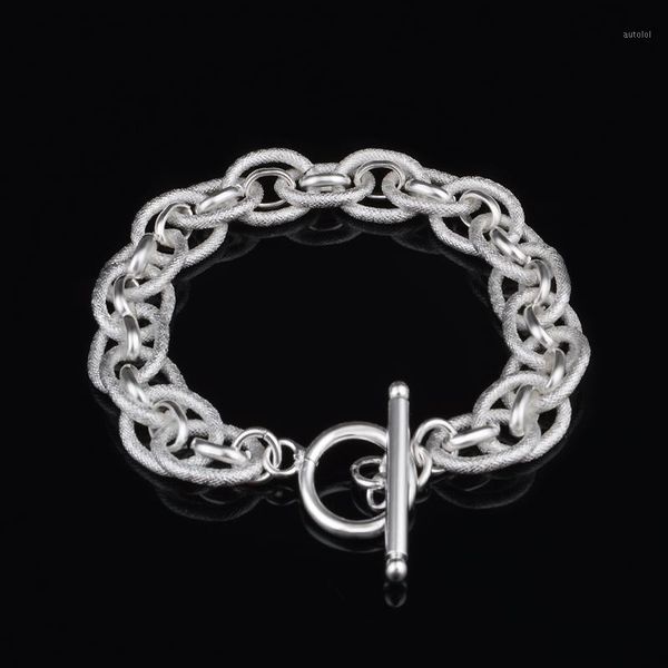 new silver bracelet temperament fashion handmade wild men and women hand jewelry chain1, Golden;silver
new silver bracelet temperament fashion handmade wild men and women hand jewelry chain1, Golden;silver