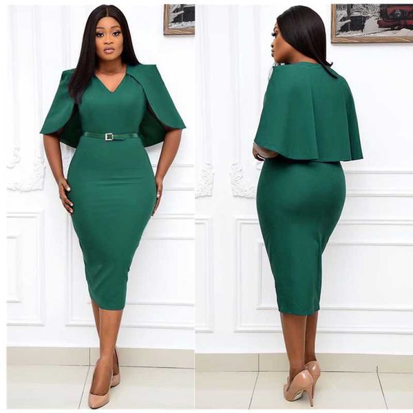 ethnic clothing women bodycon cape sleeve dresses package hip solid event party dress fashion office ladies 2021 spring summer african cloth, Red
ethnic clothing women bodycon cape sleeve dresses package hip solid event party dress fashion office ladies 2021 spring summer african cloth, Red
