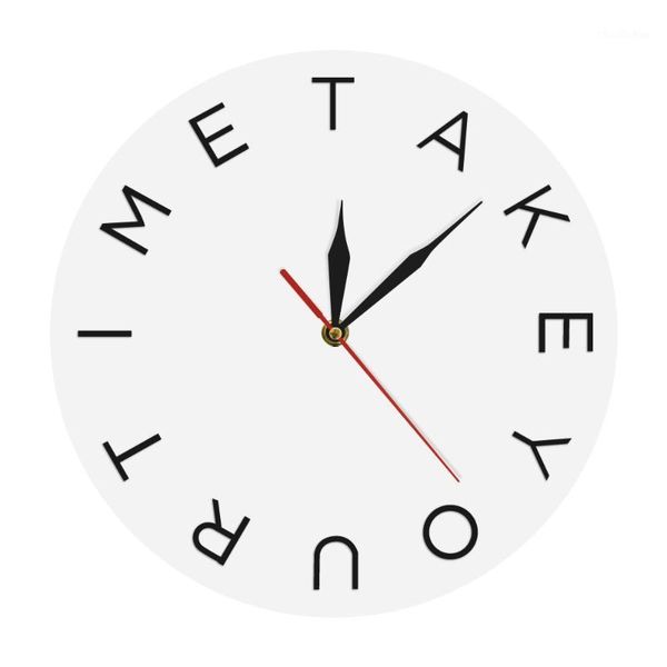 modern motto swiss scandinavian take your time minimal art wall clock 12 letters 12 hours unique wall clock motivational gift1
modern motto swiss scandinavian take your time minimal art wall clock 12 letters 12 hours unique wall clock motivational gift1