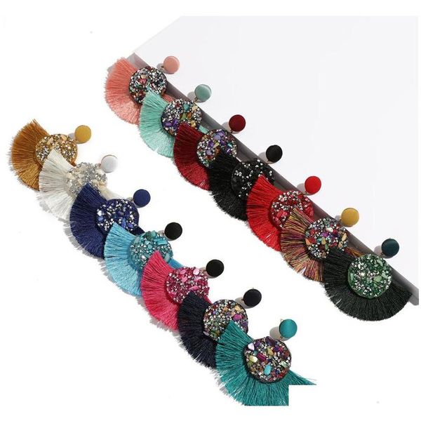 14 colors new bohemian statement tassel earrings vintage ethnic drop dangle fringe fashion jewelry druzy earring sqcoun dh_seller2010, Silver
14 colors new bohemian statement tassel earrings vintage ethnic drop dangle fringe fashion jewelry druzy earring sqcoun dh_seller2010, Silver