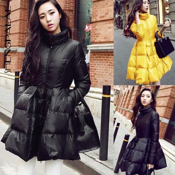 shengpalae 2021 winter fashion stand-up collar ladies parka coat chic irregular hem long sleeve zipper warm cotton jacket zt805, Black
shengpalae 2021 winter fashion stand-up collar ladies parka coat chic irregular hem long sleeve zipper warm cotton jacket zt805, Black