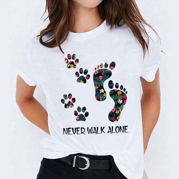 women cute dog paw graphic flower floral cartoon ladies female camisas ladies t shirt summer harajuku, White
women cute dog paw graphic flower floral cartoon ladies female camisas ladies t shirt summer harajuku, White