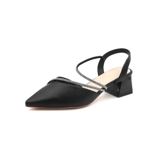 2021 new summer semi-high female sandals heels fairy pointed to in crystal fashion shoes zgf4, Black
2021 new summer semi-high female sandals heels fairy pointed to in crystal fashion shoes zgf4, Black