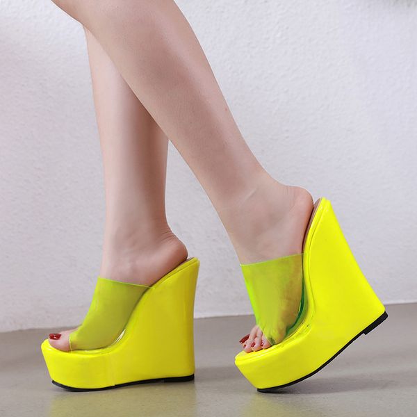 2021 new fashions transparent because you'll see dwaterproof proof wedges women's heels sandals ladies shoes ckoc, Black
2021 new fashions transparent because you'll see dwaterproof proof wedges women's heels sandals ladies shoes ckoc, Black