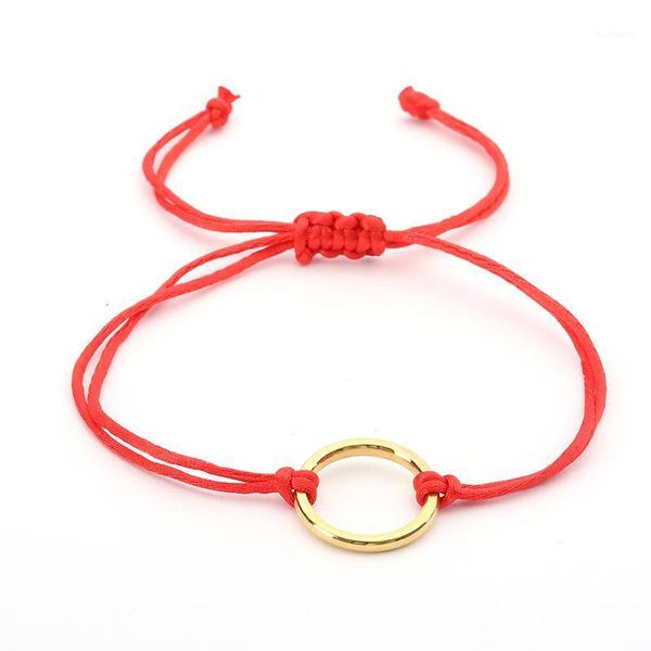 red thread string rope bracelet gold color circle dangle diy adjustable handmade bangle for women child gift lucky jewelry1, Black
red thread string rope bracelet gold color circle dangle diy adjustable handmade bangle for women child gift lucky jewelry1, Black