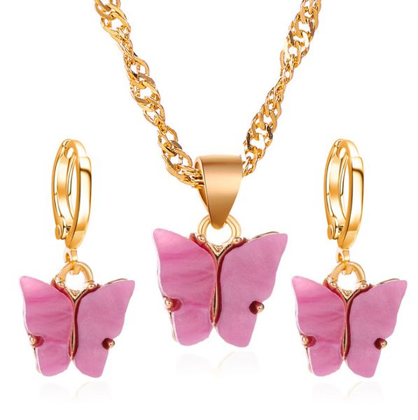 2020 butterfly pendant necklaces and earrings set for women girls fashion gold necklace elegant choker fashion sweet jewelry gift, Silver
2020 butterfly pendant necklaces and earrings set for women girls fashion gold necklace elegant choker fashion sweet jewelry gift, Silver