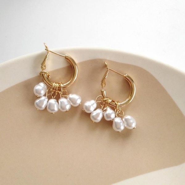 korean simple temperament female jewelry personality fashion girl women's imitation pearl tassel earrings accessories1, Silver
korean simple temperament female jewelry personality fashion girl women's imitation pearl tassel earrings accessories1, Silver