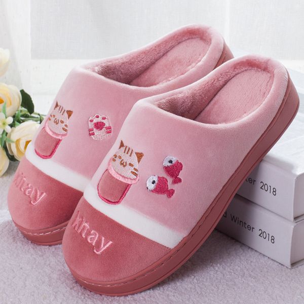 women winter home cute cat slippers cartoon house shoes non-slip soft warm house slippers indoor bedroom couples floor autumn x1020, Black
women winter home cute cat slippers cartoon house shoes non-slip soft warm house slippers indoor bedroom couples floor autumn x1020, Black