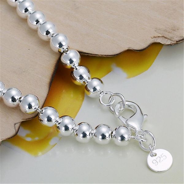 6mm exquisite beads silver color bracelets new listings fashion selling silver jewelry christmas gifts h sqcabz, Black
6mm exquisite beads silver color bracelets new listings fashion selling silver jewelry christmas gifts h sqcabz, Black